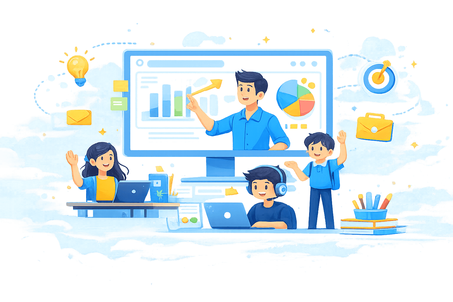 School Management Software Dashboard by ClassNexa ERP System